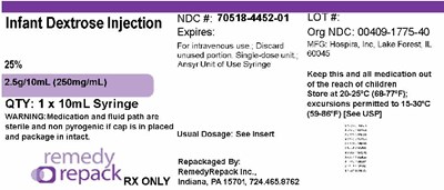 Mm2 (Infant Dextrose 2.5g 10ml(250mg mL) 70518 4452 01)